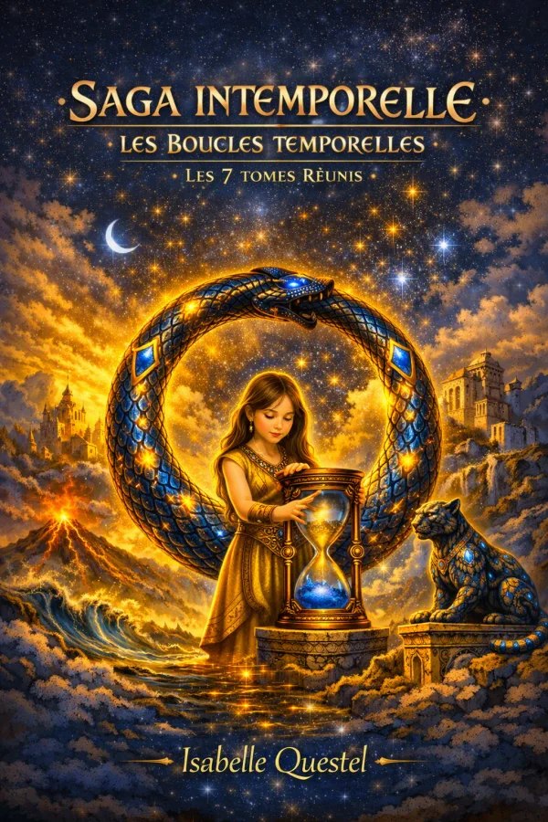Couverture de Saga intemporelle; les boucles temporelles, les 7 tomes reliés