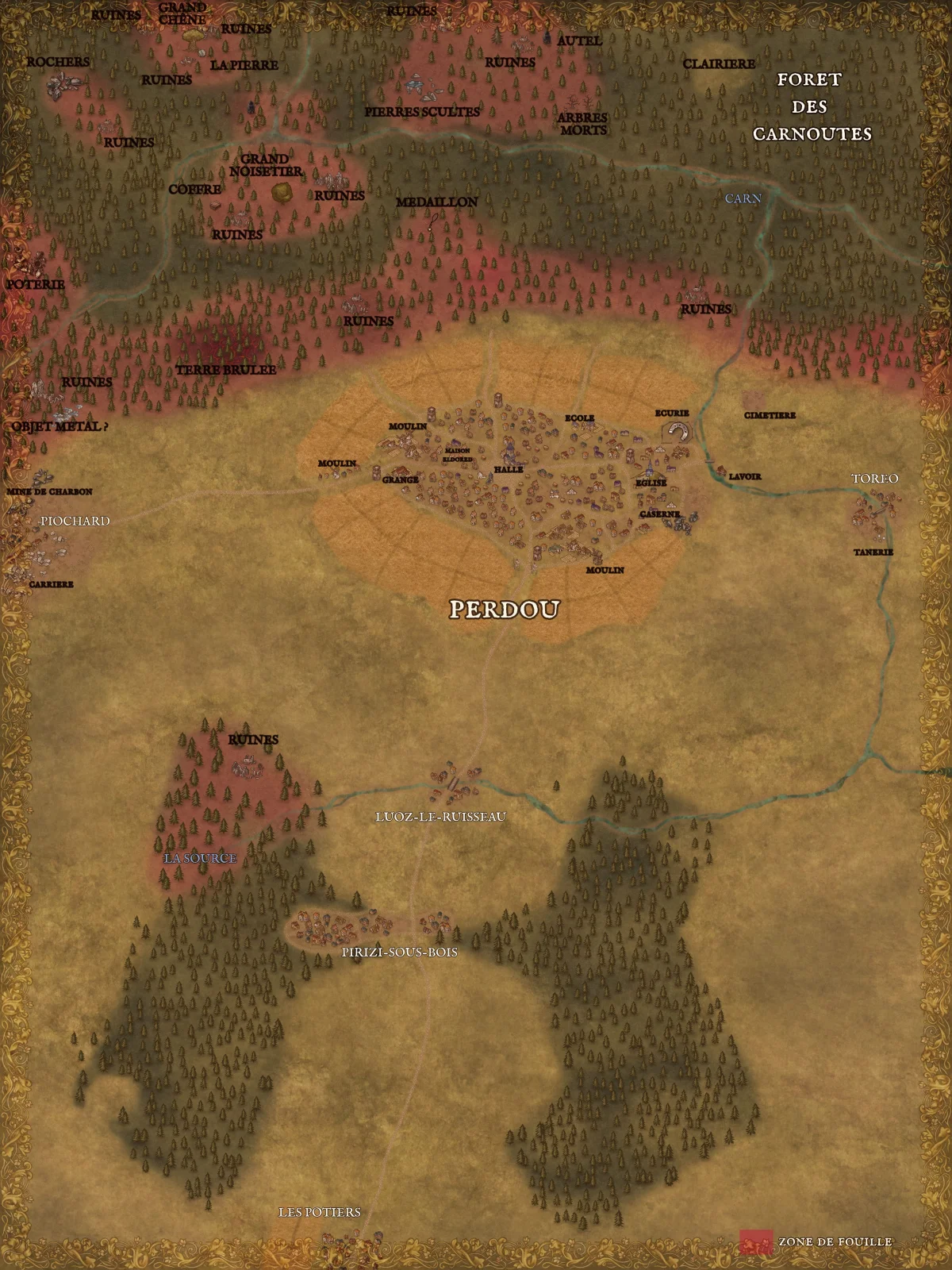 Carte de fouille chapitre 1 lcp